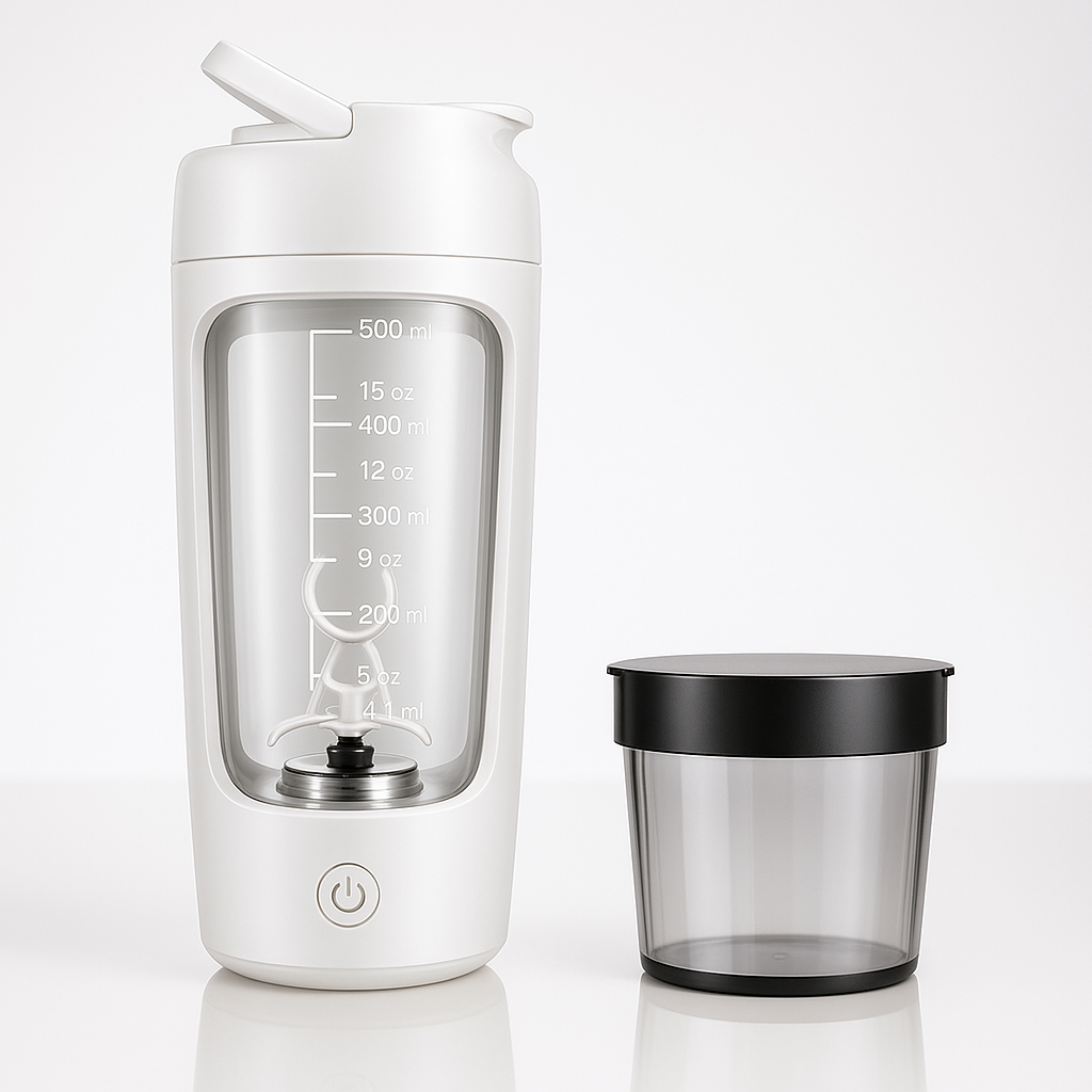 Botella mezcladora eléctrica portátil de 650 ml