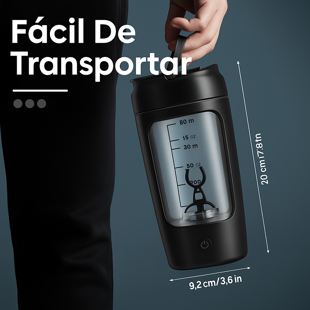 Botella mezcladora eléctrica portátil de 650 ml