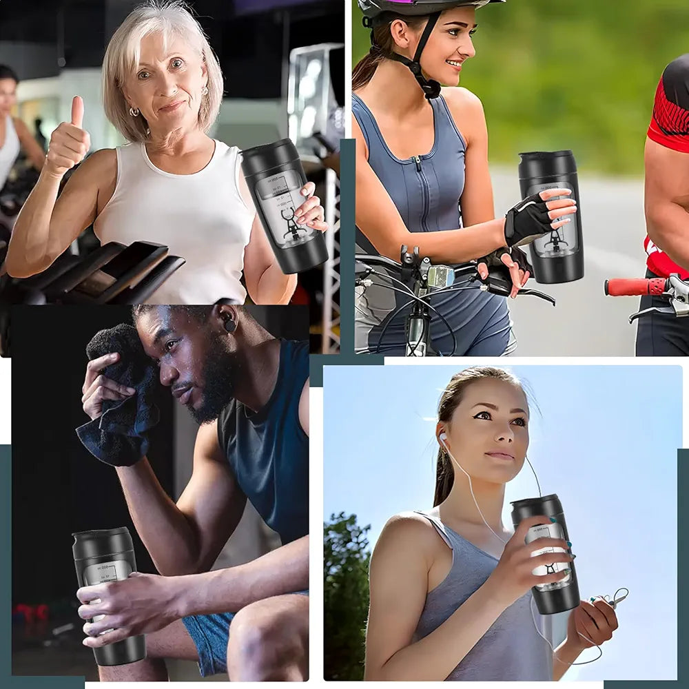 Botella mezcladora eléctrica portátil de 650 ml